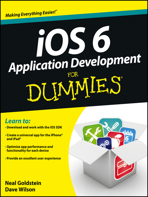 Title details for iOS 6 Application Development For Dummies by Neal Goldstein - Available